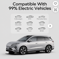 Chargeur EV portable 3,7 kW Type 2 16A avec réglage de courant à 2 niveaux, mode Plug & Play, EVSE Type 2 avec prise Type F, certifié IP65/IP55 CE