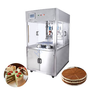 Machine de découpe à ultrasons industrielle rotative automatique congelée Napoléon crème glacée pain et fromage gâteau base trancheuse coupe prix - Product Image 6
