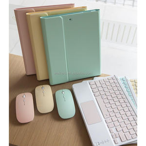 <span class=keywords><strong>Clavier</strong></span> <span class=keywords><strong>sans</strong></span> <span class=keywords><strong>fil</strong></span> avec pavé tactile, <span class=keywords><strong>clavier</strong></span> BT pour iPad, Samsung Galaxy Tab, étui de tablette personnalisé, combo <span class=keywords><strong>souris</strong></span>, ensemble cadeau - Product Image 6