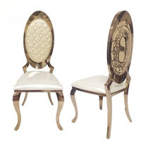 Silla de acero inoxidable al por mayor para salón de bodas, fabricante OEM