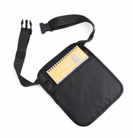 Restaurant Serveur Taille Argent Pochette Sac Restaurant Tablier Sac avec Ceinture Réglable Check Holder Outil Taille Sac Pour Bars Cafés
