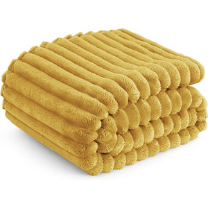 Cute <strong>Small</strong> Luxury Flannel Fleece Throw <strong>Blanket</strong> for Girls Winter Striped Anti-Pilling Modern Design for Bedroom Living Room Decor - Product Image 6