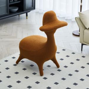 Fauteuil pouf confortable en laine d'agneau doux pour adultes et enfants, rembourré, salon, canapé paresseux avec éponge en latex - Product Image 4