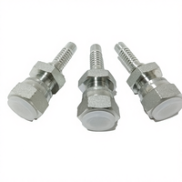 Raccord de tuyau hydraulique femelle métrique 24212D en acier au carbone 30 mm, connecteur de tuyau moulé zingué