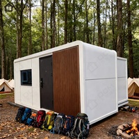 Cabine en bois préfabriquée Apple, maison modulaire miniature, villa, complexe hôtelier, glamping, Airbnb, lodge de jardin, cabine, unité de vie en plein air, retraite écologique