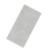Baldosa de Porcelana Esmaltada Brillante Antideslizante para Interiores de Sala de Estar, 600x600mm, Gris Cemento Sólido, Estilo Moderno