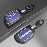 Funda Protectora para Llave de Jeep Wrangler Sahara JL Rubicon, de Aleación de Zinc Resistente a Arañazos, con Franja Tricolor para Control Remoto de Auto