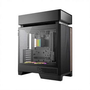 Boîtier PC Gamer DeepCool CL660-WH Blanc Mid-Tower ATX Double Chambre Refroidissement Liquide 360mm Verre Trempé - Product Image 1