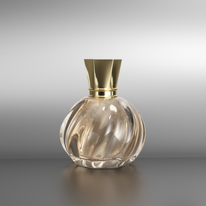 Flacon de <span class=keywords><strong>parfum</strong></span> en verre de forme ronde courte de couleur unique Bottle30ml 50 ml pour femmes avec bouchon en zinc - Product Image 2