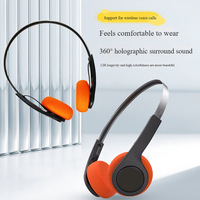 Casque sans fil Rambotech rétro dynamique en métal et mousse, circum-auriculaire, à faible latence pour téléphone portable et voyage - Fun-Rewind