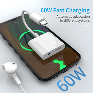 Adaptateur Audio Usb C de haute qualité Type c à prise Audio 3.5mm et adaptateur de charge <span class=keywords><strong>convertisseur</strong></span> de casque pour ordinateur portable Iphone15 Samsung - Product Image 5