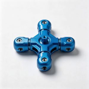 Pièces métalliques usinées sur mesure en aluminium anodisé de précision, usinage CNC, tournage, fraisage, alliage de laiton, acier inoxydable - Product Image 1