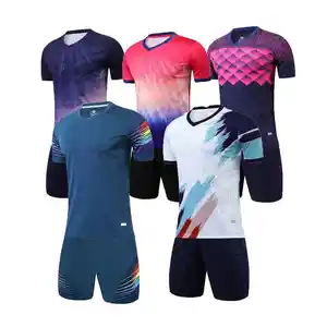 Top Quality Custom Printed Soccer Uniform Blank Thai Quality Soccer Jersey Set