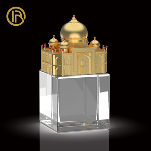 Sẵn Sàng Khuôn Sang Trọng Ả Rập Dome Zamac Nước Hoa <span class=keywords><strong>Cap</strong></span>-Thấp Moq Tùy Chỉnh Vàng Kim Loại Nắp - Product Image 4