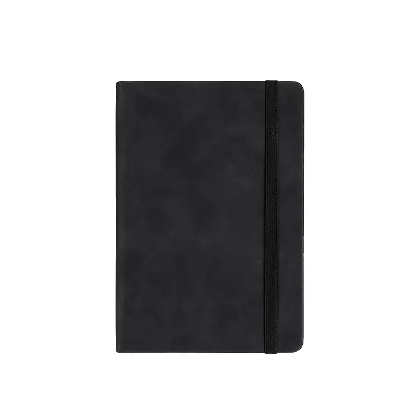 Hot selling Custom Logo A5 B5 Pu Leather Plan books Customizable elastic band notebook for school office