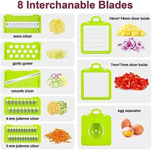 Prensa de Ajo Manual de Acero Inoxidable y Plástico PP, Picadora Ecológica con Diseño Curvo, Utensilio de Cocina para Frutas y Verduras, Certificado CE/UE - Product Image 2