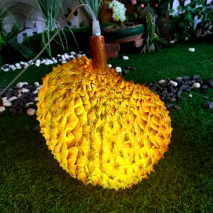 Sculptures lumineuses en fibre de verre en forme de durian pour centres commerciaux, festivals de fruits, parcs à thème et expositions de paysages tropicaux - Product Image 1