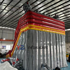 Toboggan aquatique <span class=keywords><strong>gonflable</strong></span> commercial modèle Dragons Breath avec <span class=keywords><strong>piscine</strong></span> en bâche, logo imprimé pour enfants - Product Image 4