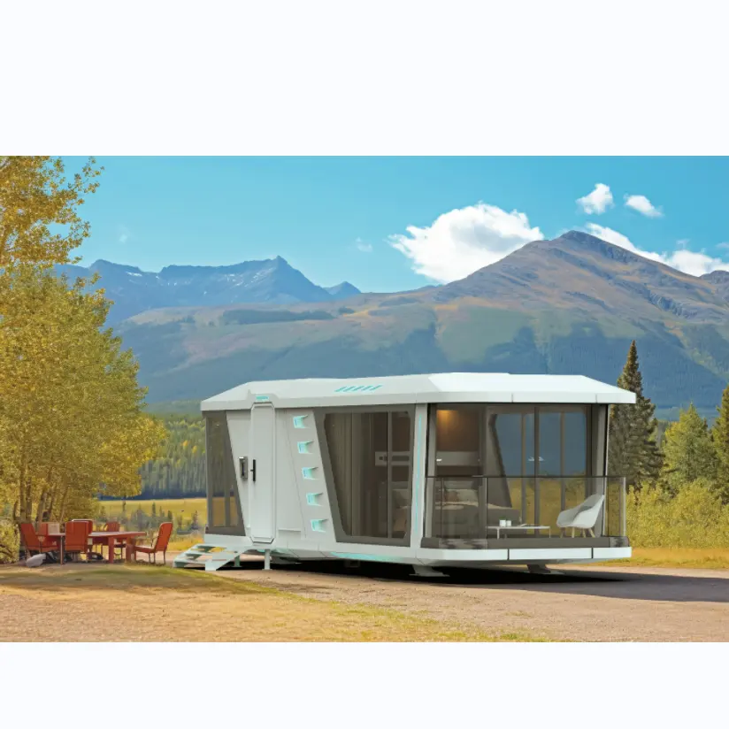 2024 Ready to Ship Modern Luxury Portable Mobile Hotel Homestay Resort Building Prefab House Vessel Capsule House