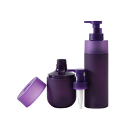 Botella de Lujo Ecológica Personalizada para Crema, Champú o Loción, con Cuerpo de PET, Cuello de PP y Tapa de Rosca, Impresión Serigráfica