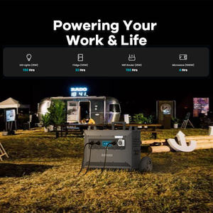 Souop LiFePO4 pin công nghiệp 3kW tragbare Powerstation không thấm nước 3000W năng lượng mặt trời Máy phát điện 3600W di động 3000wh nhà máy điện - Product Image 5