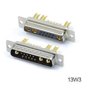 KinKuo-Conector hembra de alta corriente, tipo PIN de <span class=keywords><strong>Copa</strong></span>, PIN de oro recto, soldadura de alta corriente para cable, DE, 13W3 - Product Image 5