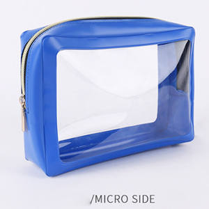Custom Logo <b>Travel</b> Transparent Vinyl Waterproof Beach Zipper Cosmetic <b>Bag</b> Pouch <b>Clear</b> TPU PVC Toilet <b>Bag</b> - Product Image 6