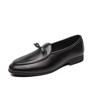 New British Casual Luxury Handcrafted Men's Oxford Leather <b>Waterproof</b> Evergreen Formal Slip-On <b>Shoes</b> Wedding Office Professional - Product Image 2
