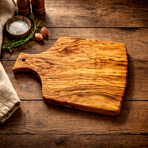 Tabla de Cortar Rectangular Ecológica de Madera de Acacia con Mango de Madera, Apta para Lavavajillas, para Uso en la Cocina - Product Image 1