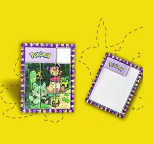 Hl Anime Poke Moned personnalisé Pokemoned exquis paume brique réfrigérateur aimant cartes Album aveugle boîte fête faveurs cadeau - Product Image 1