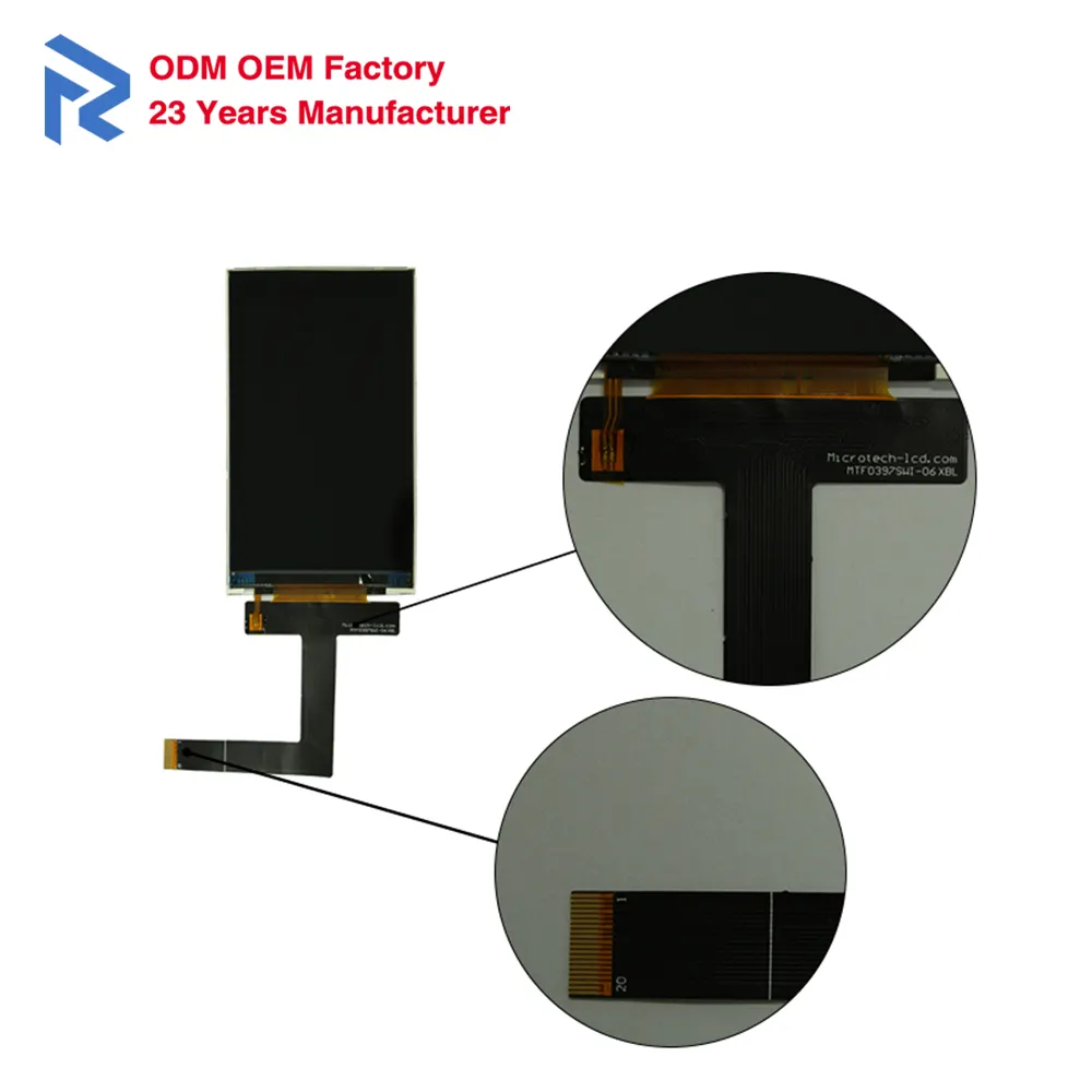 OEM ODM Low Power Portable 3.97 Inch TFT LCD Module 480x800 Display Screen Air Condition lcd tft module Display