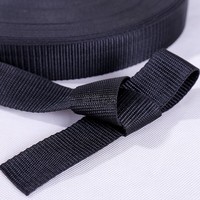 Sangle plate noire pour le fixation de cargaisons, modèle BL