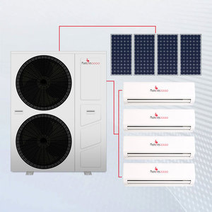 ปั๊มความร้อนพลังงานแสงอาทิตย์แบบโพลีคริสตัลไลน์รุ่นใหม่ R32 ขนาด 8KW 11kw 16kw 20kw พร้อมตัวควบคุม WIFI - Product Image 1