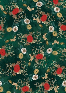 Crepe <span class=keywords><strong>el</strong></span>ástico de poliéster personalizado, estampado digital de pequeñas flores, estilos de verano para mujer, vestido, abrigo, tela - Product Image 4