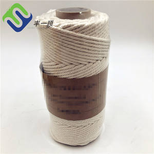 Cuerda trenzada de algodón con cordón de macramé <span class=keywords><strong>para</strong></span> decoración colgante de pared DIY anudado - Product Image 6