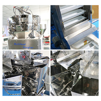 Machine d'emballage rotative automatique multifonction à 8 stations pour sachets préformés de biscuits aux canneberges, biscuits sablés, chips, gaufrettes, biscuits en doypack