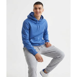 Sweat-shirts à capuche unisexes en gros avec logo imprimé personnalisé, basiques en coton mélangé, doublés de polaire - Product Image 1