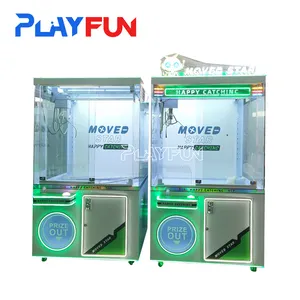 Pabrik Playfun desain baru dipindahkan bintang derek permainan 30 cm cakar mainan Crane Arcade hadiah hiburan mesin permainan untuk dijual