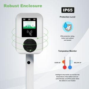Nouvelle station de recharge murale intelligente monophasée pour véhicules électriques, compatible carte RFID / Wi-Fi, chargeur de voiture IP65 - Product Image 5