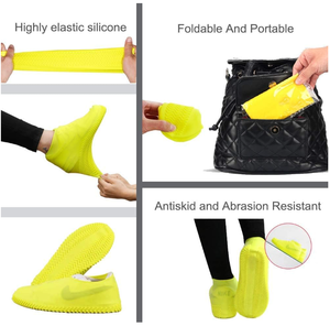 Chaussures de pluie jetables MD Brand, antidérapantes, imperméables, en caoutchouc, avec fermeture à pression, résistantes aux produits chimiques, personnalisables, pour la sécurité en extérieur - Product Image 4