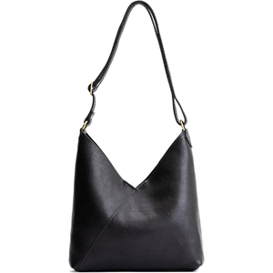 Sac à bandoulière portable en cuir véritable, texture litchi, sangle unique, ouverture supérieure, pour usage quotidien et voyage toutes saisons - Product Image 4
