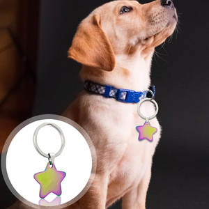 Kalung Dog Tag Promosi Bahan Stainless Steel Pelat Nama Logam Sublimasi Custom Kosong untuk Ukiran Stamping Berlapis Emas - Product Image 6