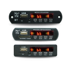 Módulo DE REPRODUCTOR DE COCHE inalámbrico BT <span class=keywords><strong>Bluetooth</strong></span> FM USB Radio PCB PCBA con tarjeta SD MP3 placa decodificadora - Product Image 3