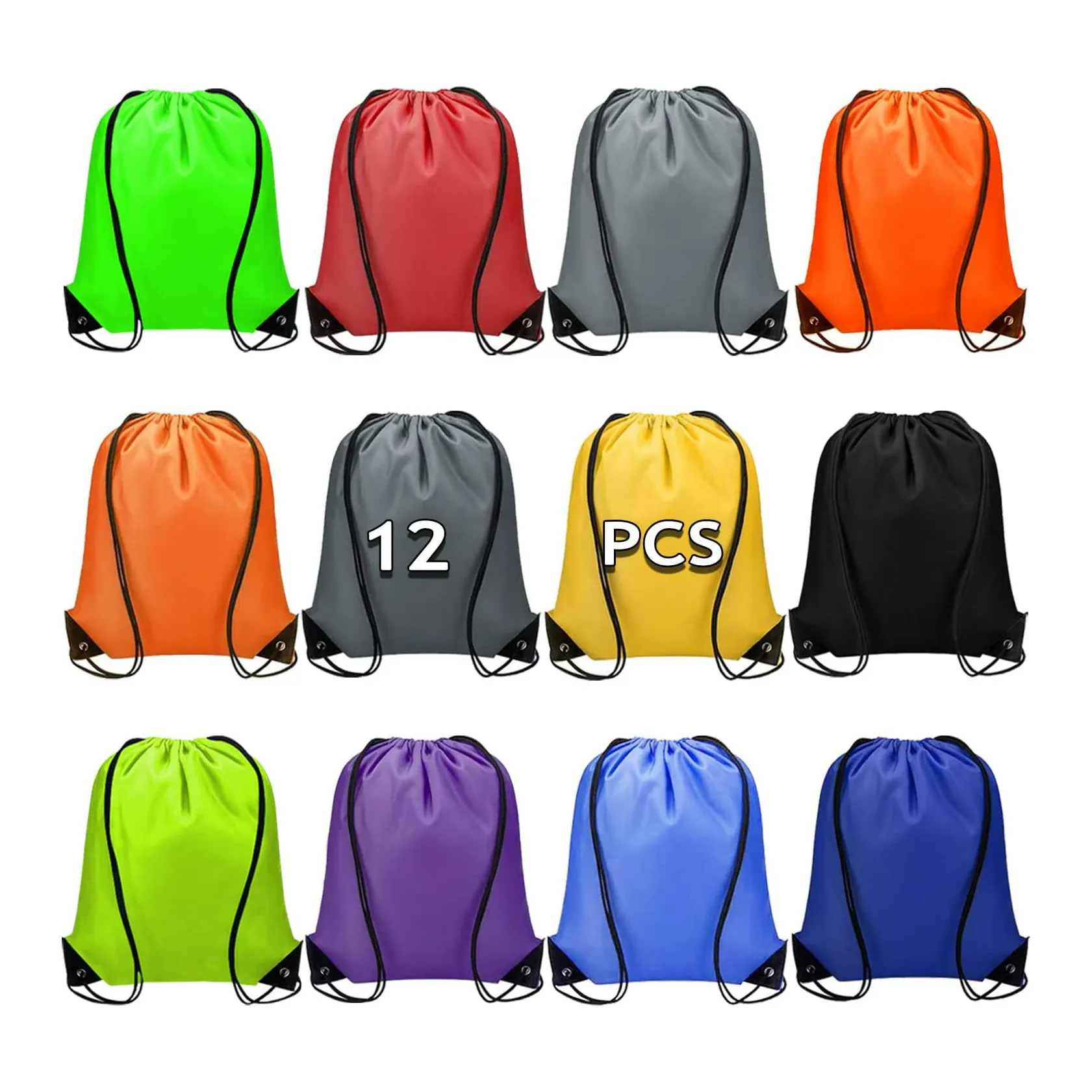 Diy Fitness Travel Backpack Bulk Women Men Recycled Color Eco-Friendly branded drawstring backpack