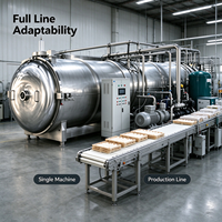 Sécheur par congélation commercial à haute efficacité, machine de lyophilisation alimentaire avec écran tactile PLC