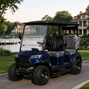 Carrito de Golf Todoterreno de Litio para 4 Pasajeros, con Neumáticos Resistentes al Desgaste de 12-14 Pulgadas - Product Image 1