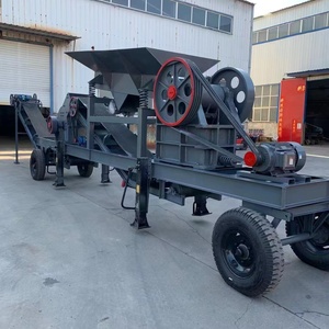 Concasseur à mâchoires Hengtong PE750*1060 à moteur diesel haute efficacité pour déchets de construction et minerais, 150 tonnes par heure, facile à utiliser - Product Image 2