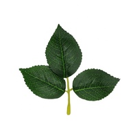 Feuilles de savon artificielles de haute qualité en forme de rose, tiges de fleurs artificielles