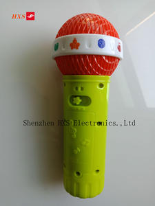 Microphone musical à service personnalisé avec module électronique remplaçable pour bébé, doté de rouleaux d'images et d'une lampe torche - Product Image 2