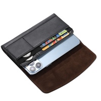 Bas quantité minimale de commande universel Horizontal Nylon étui pour téléphone portable taille sac pochette pour iphone Samsung Huawei OPPO